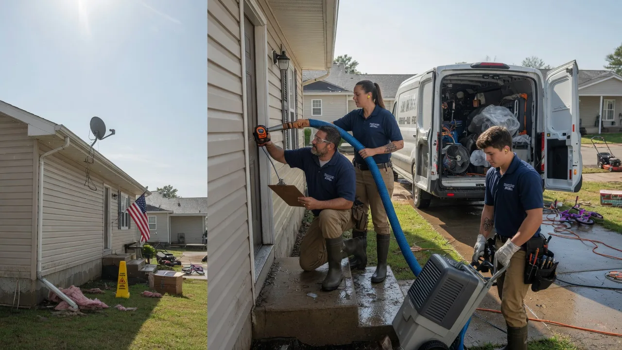 Ceiling Water Damage Restoration in Indianola, MS near me